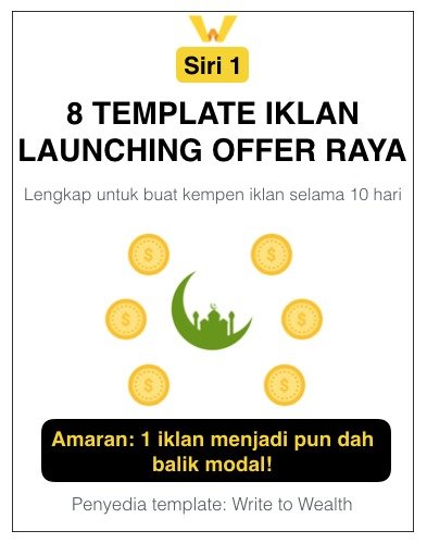 8 Template Iklan Launching Offer Raya